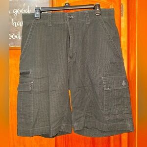 A pair of Wear First mens cargo shorts in a size 34. Pre-loved in good condition
